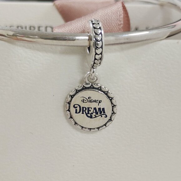 Pandora Dream Charm Cruise Line Disney Charm Gift Pendant S925 Sterling Silver - Picture 1 of 8